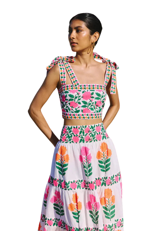 Neon Border Lara Top