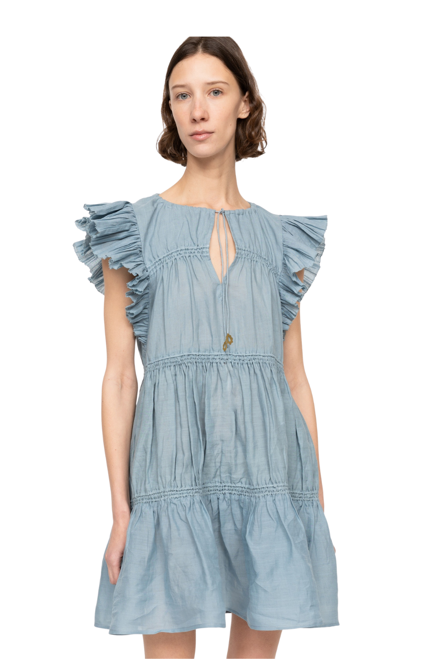 Anise Tunic Dress in Blue