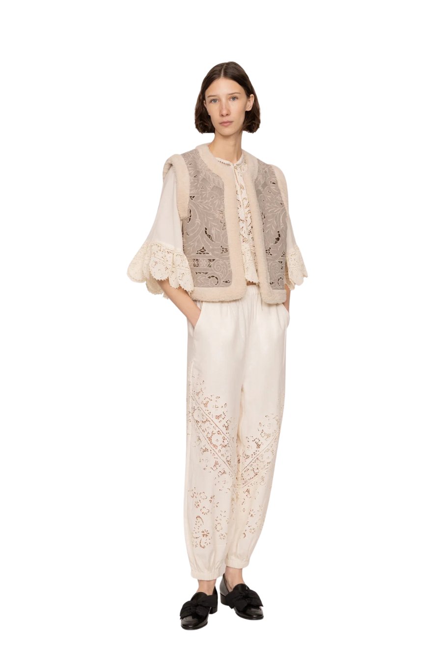 Ceci Vest in Oatmeal