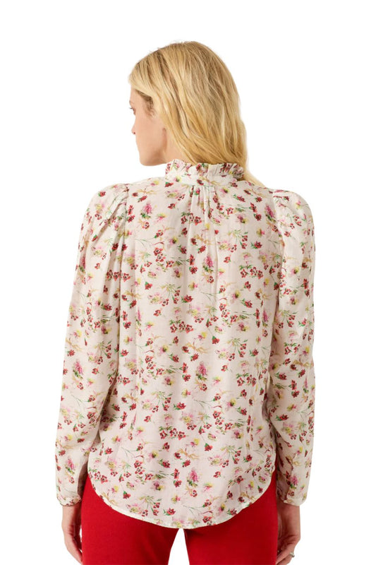 Artemis Wild Garden Shirt in White