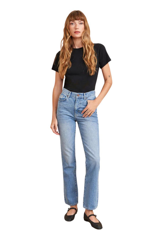 Molly High-Rise Straight Jean in Walter