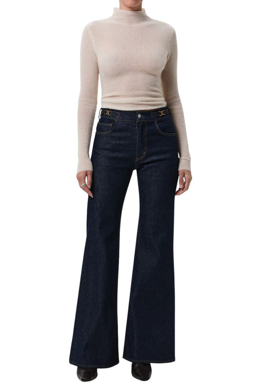 Kimberly Flare With Horsebit in Helia