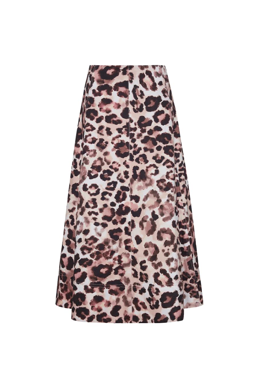 Aisha Skirt in Abstract Cheetah Ivory