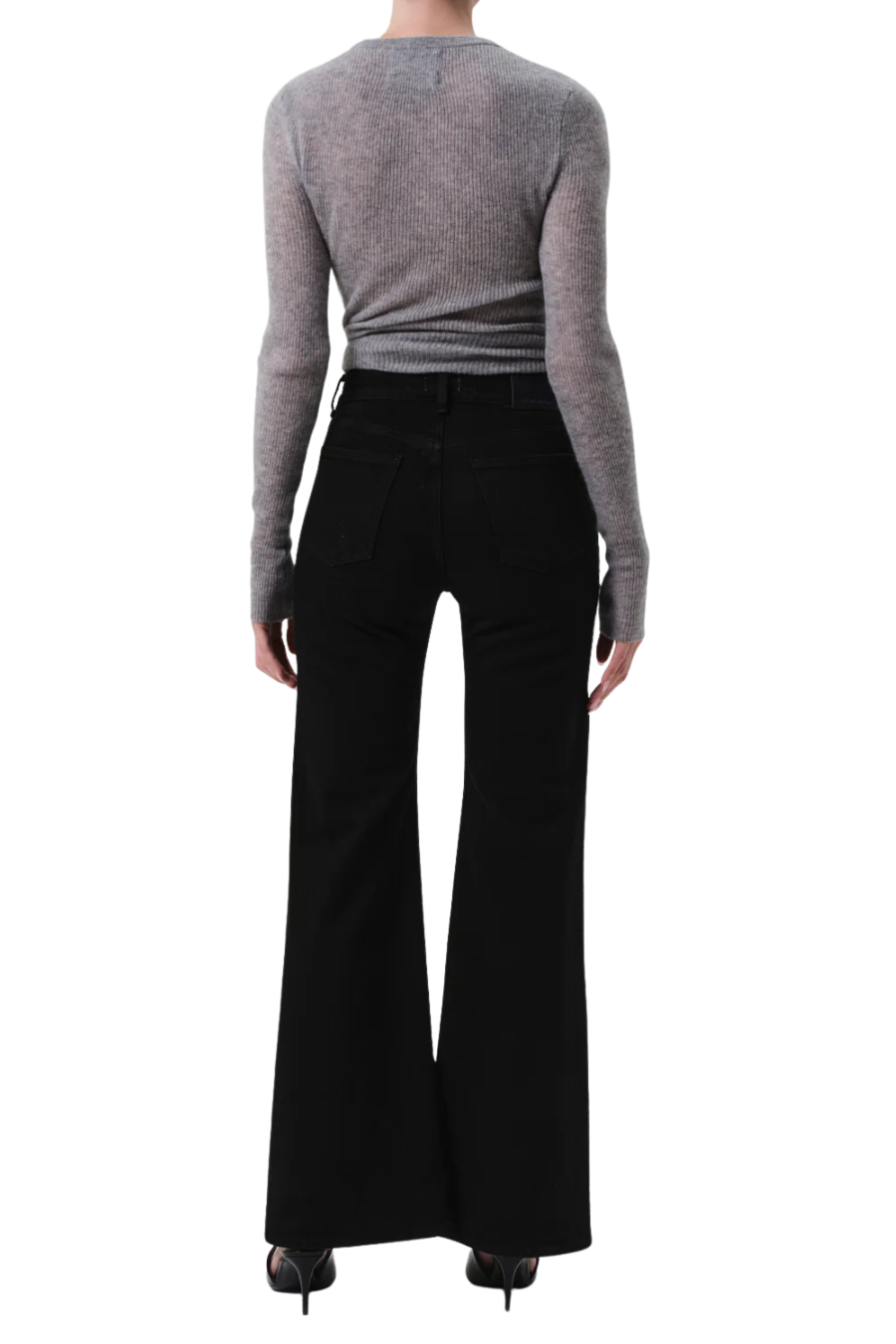 Kimberly Flare With Horsebit In Rich Black