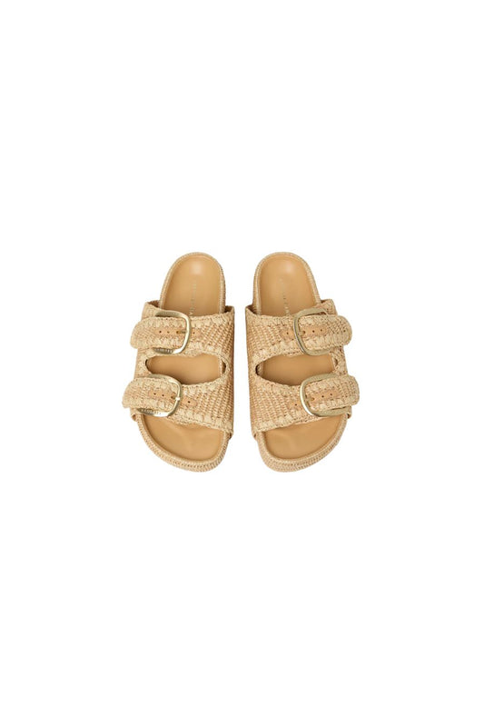 Nico Two Band Sandal in Natural