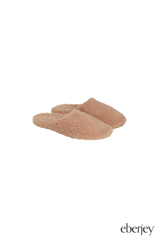Sherpa Slipper in Warm Taupe