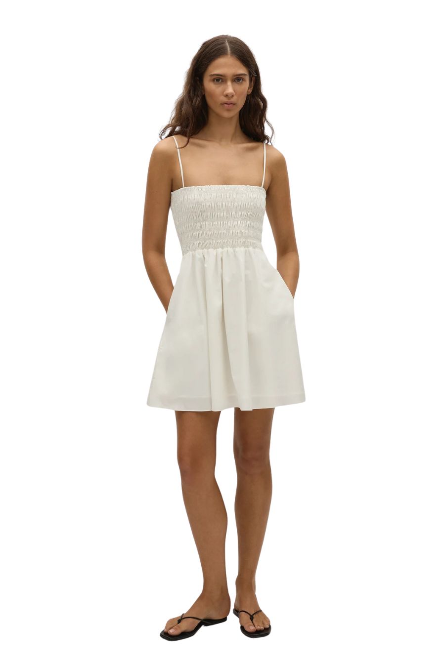 Lennox Mini Dress in White