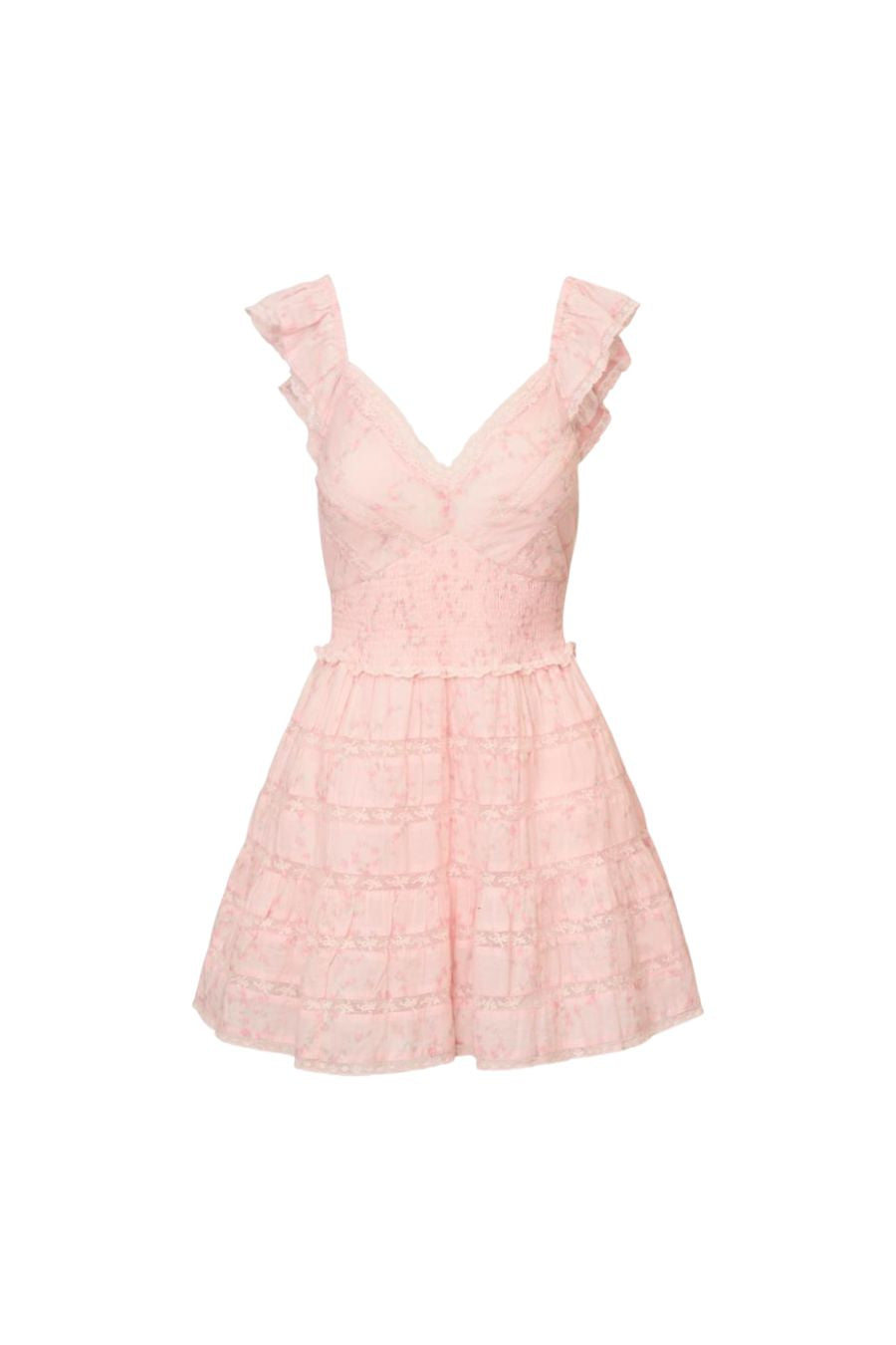 sachin and babi light blue dress Fairytale Dream Floral Strap Mini Dress White Selfie Leslie