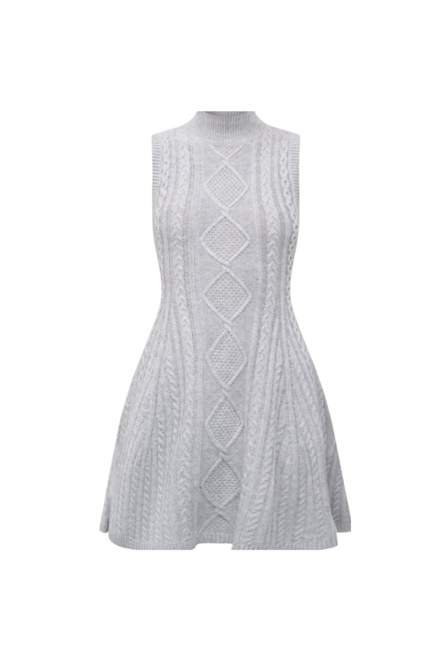 Charade Sweater Dress in Heather Gray