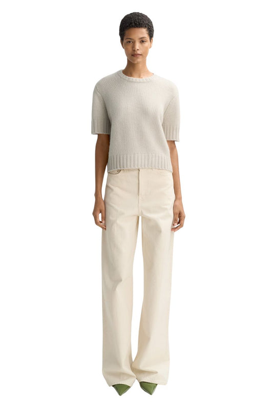 Chunky Short Sleeve in Chalk