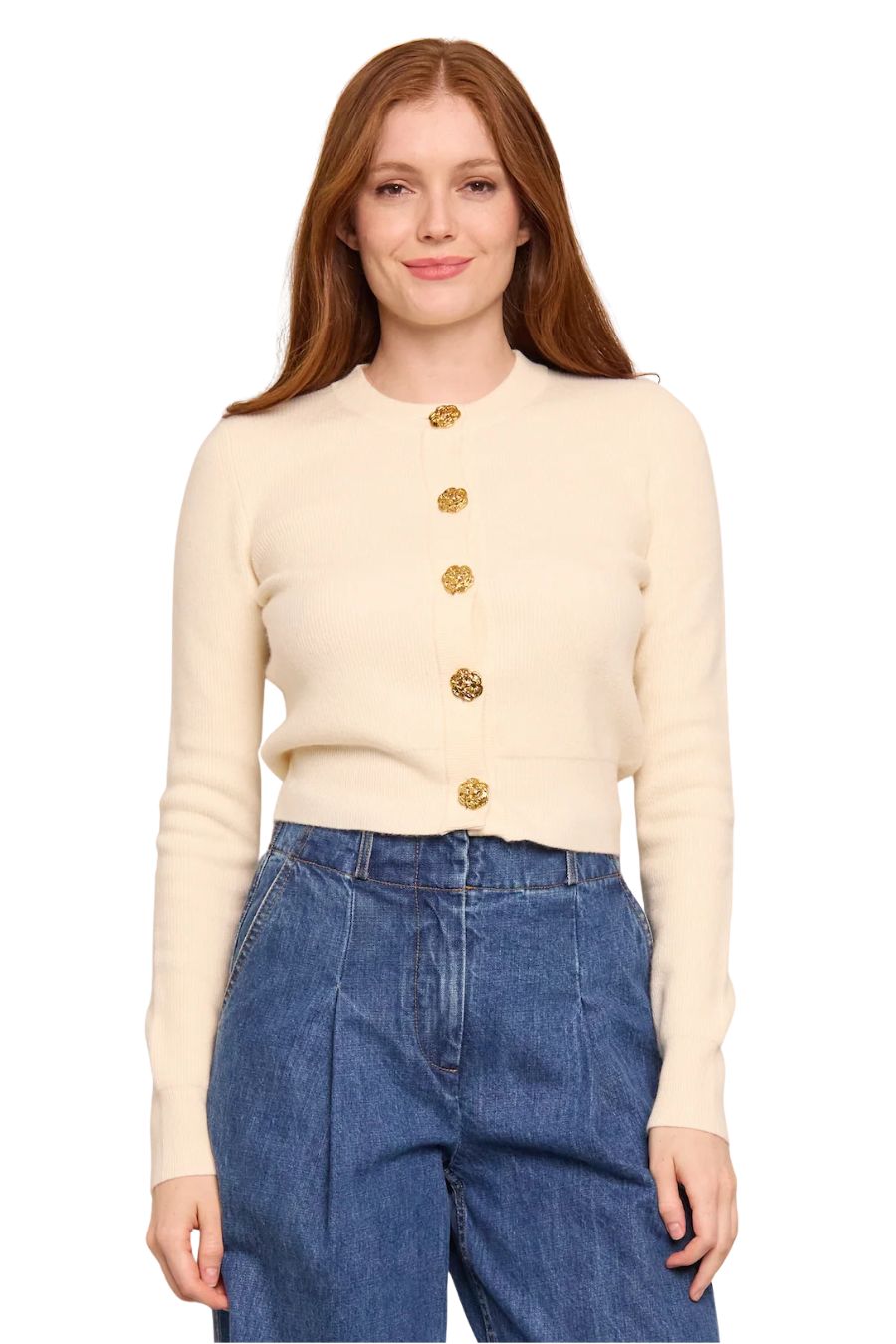 Ellery Cardigan in White