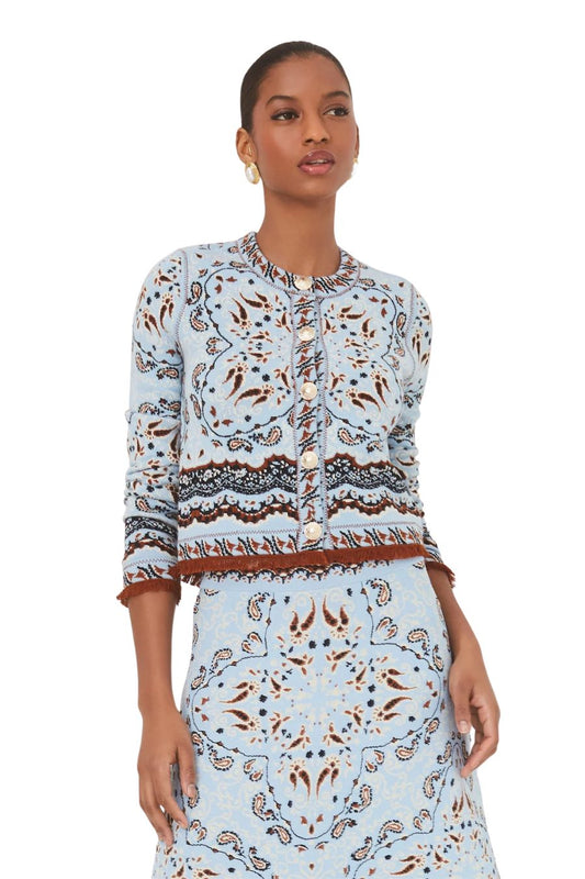 Livi Jacket in Paisley Scarf