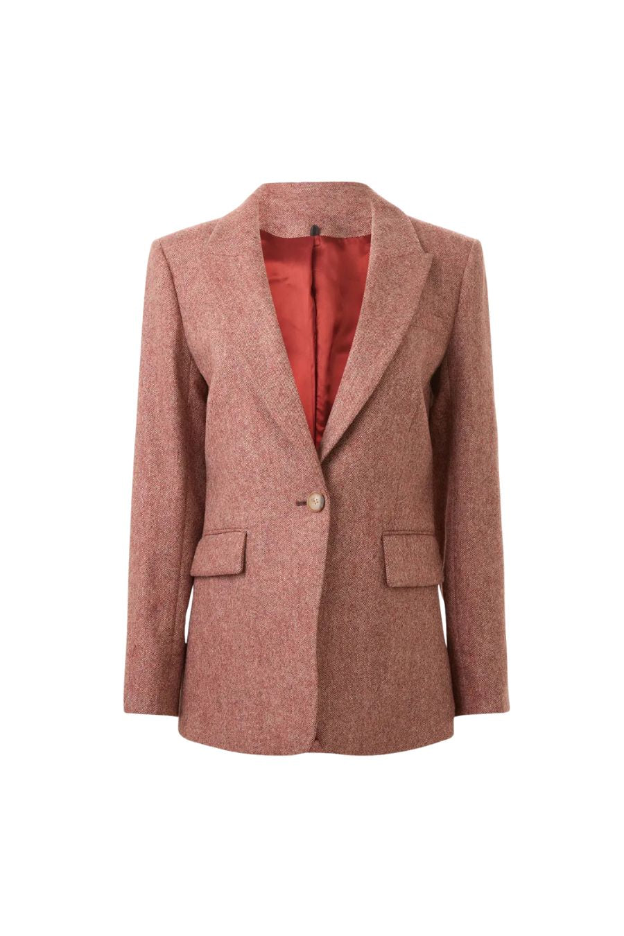 Vega Wool Dickey Jacket in Red Oak Melange – Bunny and Babe Winnetka