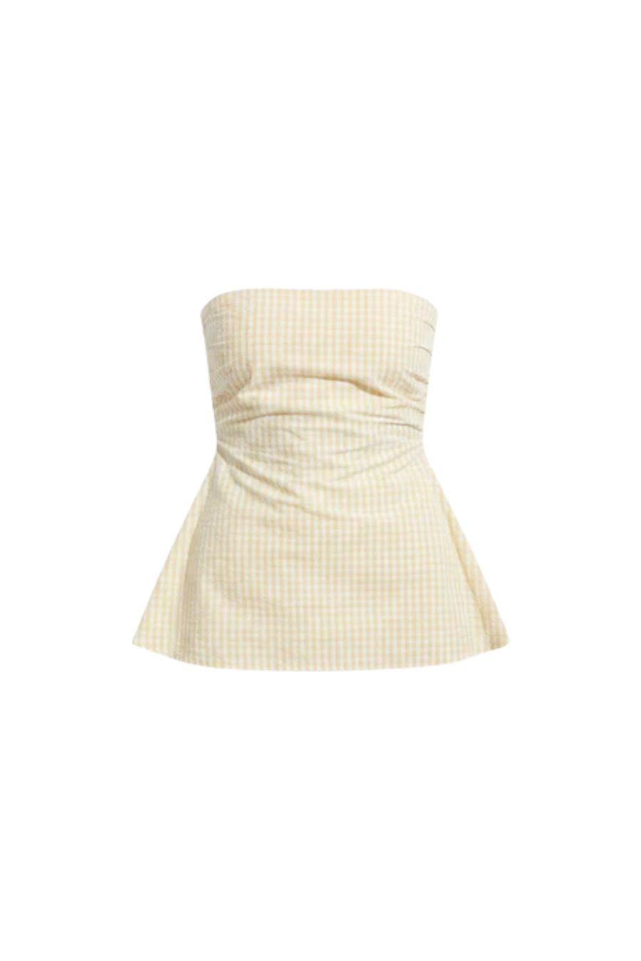 Isole Top in Butter Textured Gingham