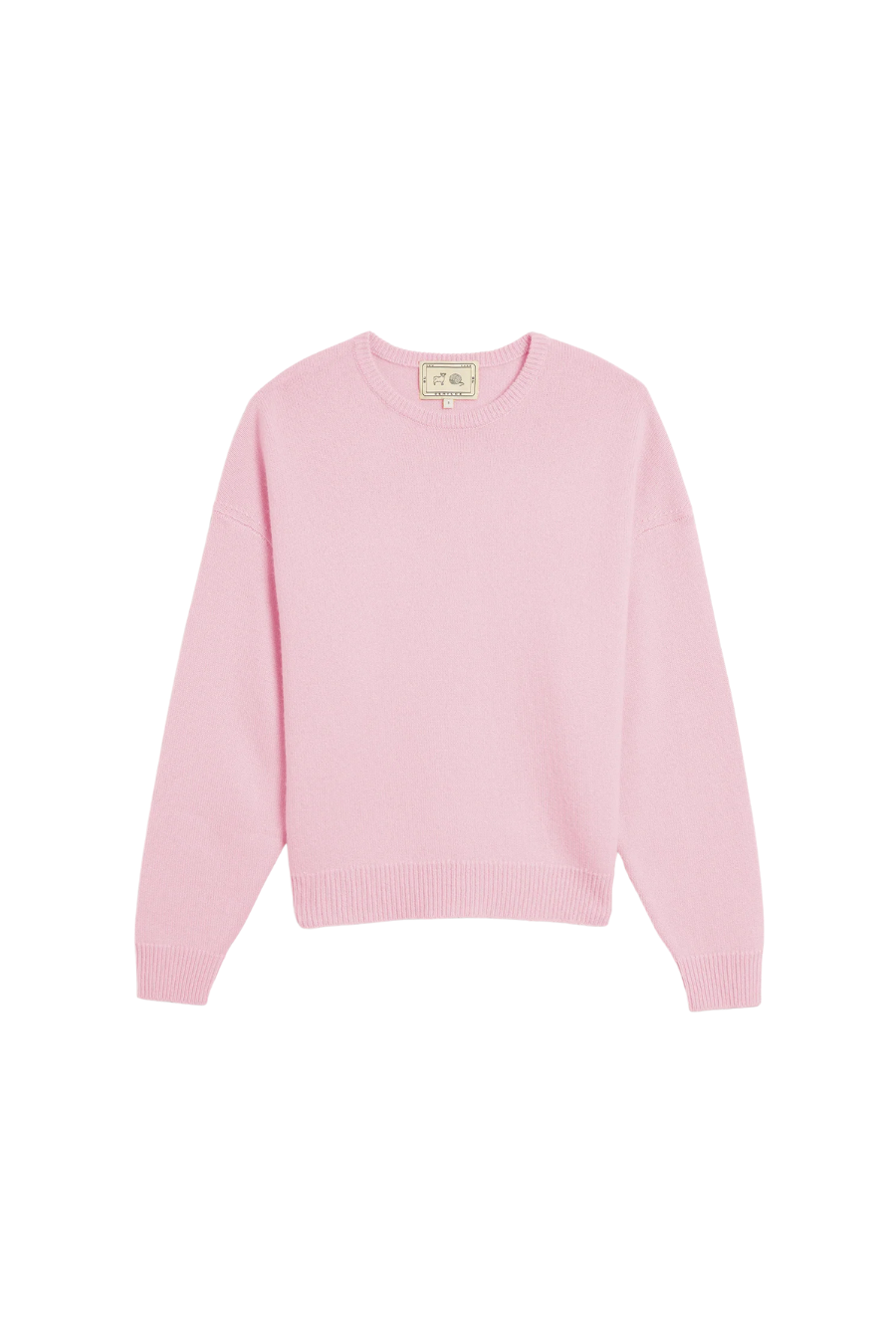 Artemis Cashmere Sweater in Peony Pink