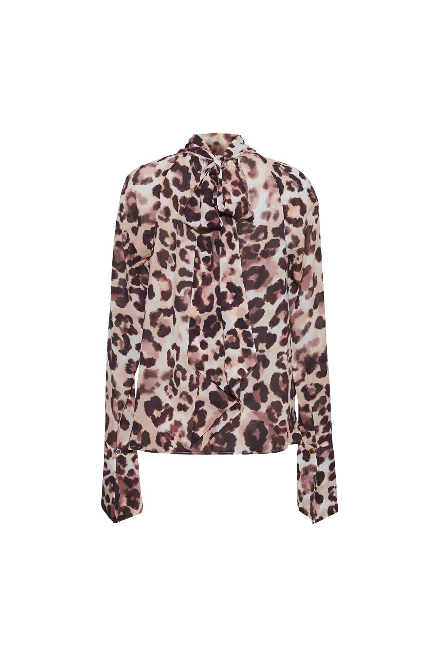 Sundance Top in Abstract Cheetah Ivory