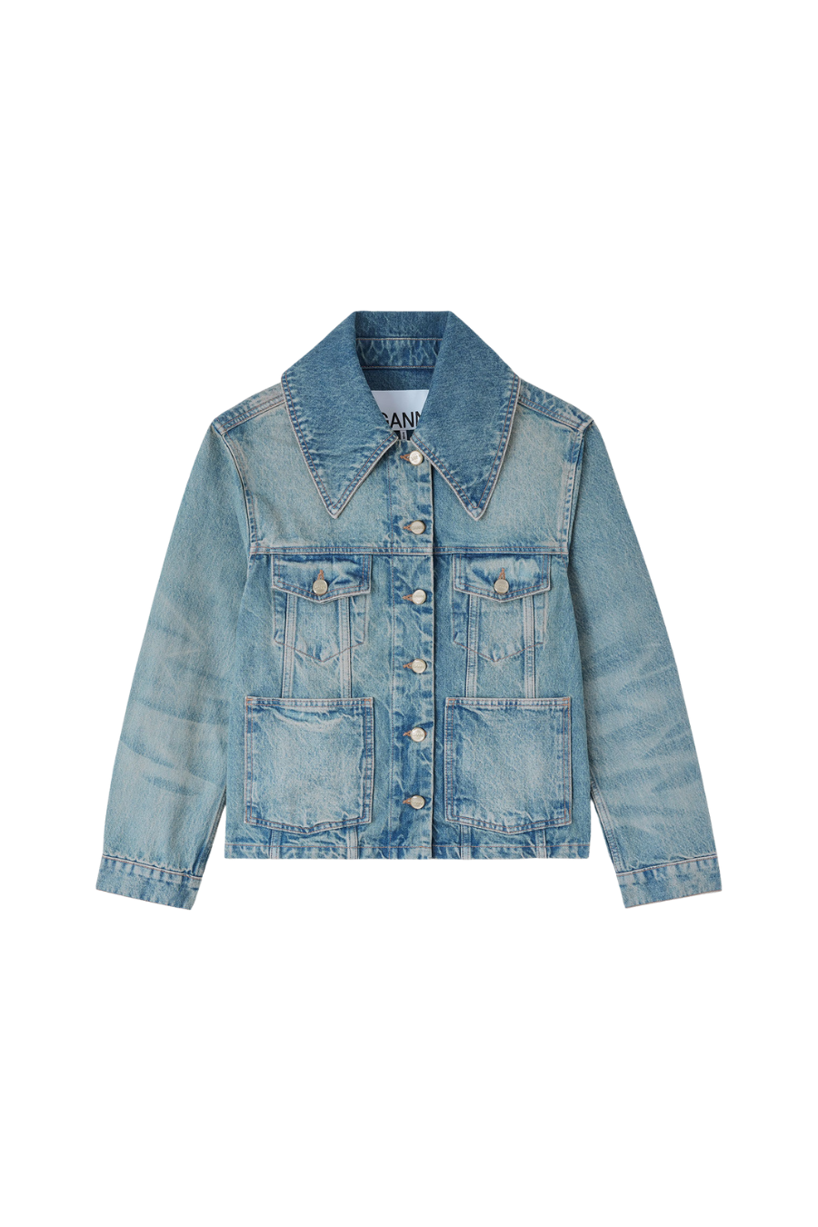 Heavy Denim Jacket in Vintage Blue