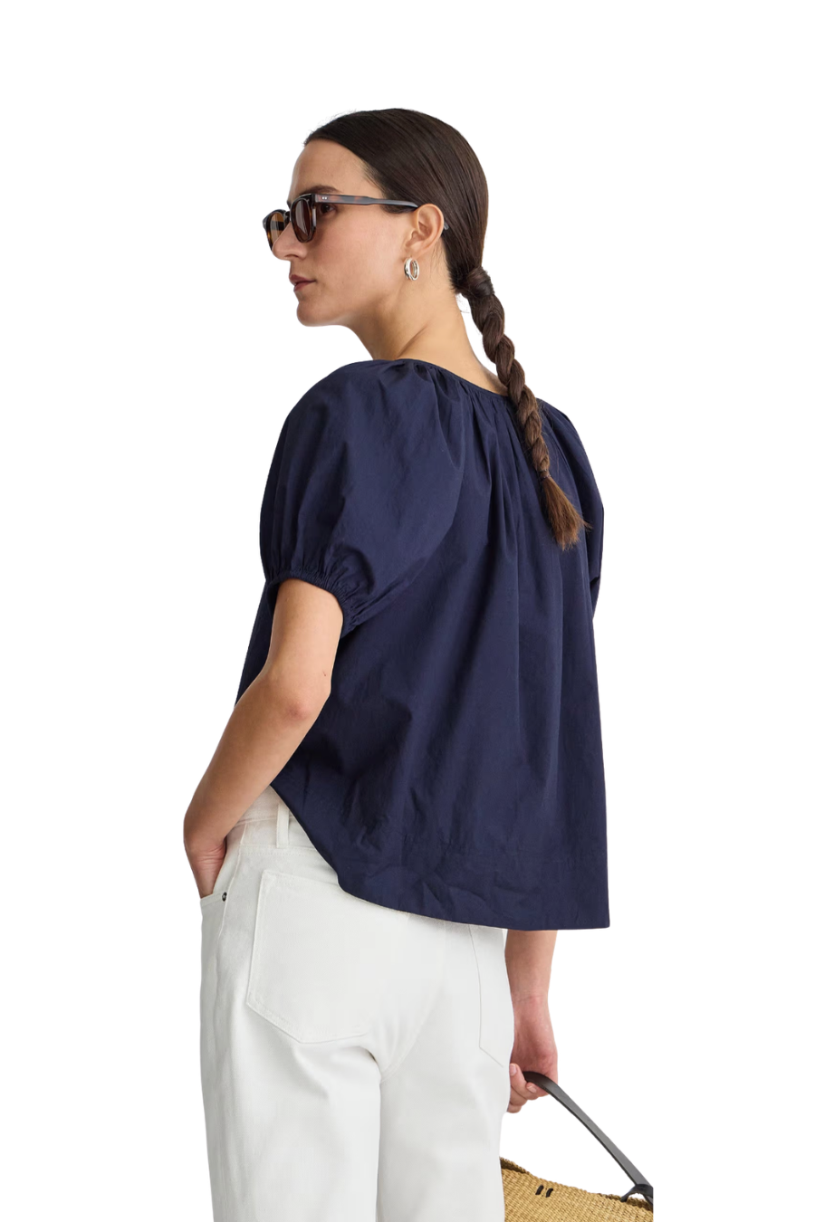 Amalie Tie Top in Midnight