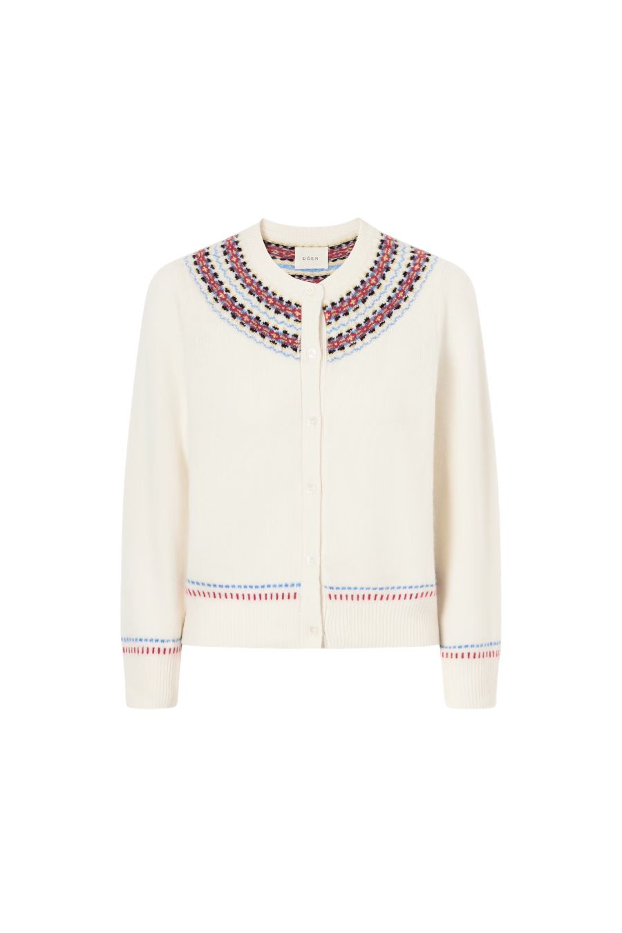 Olympe Cashmere Cardigan in Ivory