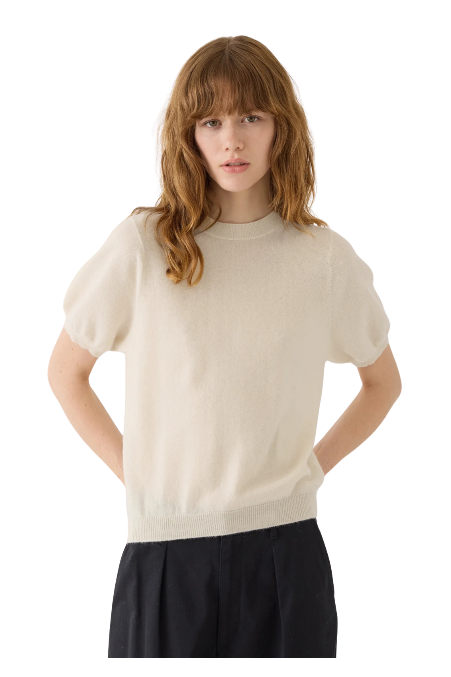 Tilda Cashmere Top in Ivory