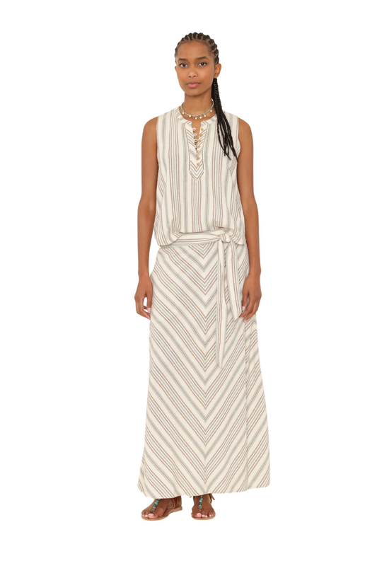 Mikayla Skirt Ivory Sand