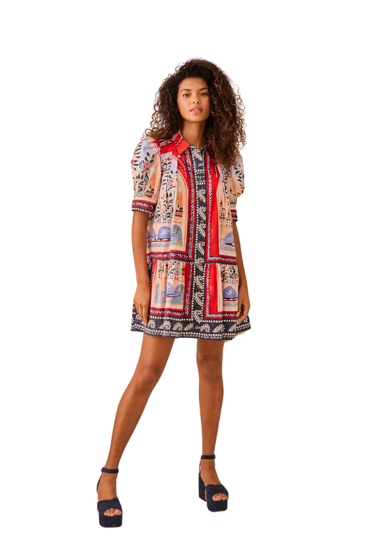 Leslie Dress in Coastal Village