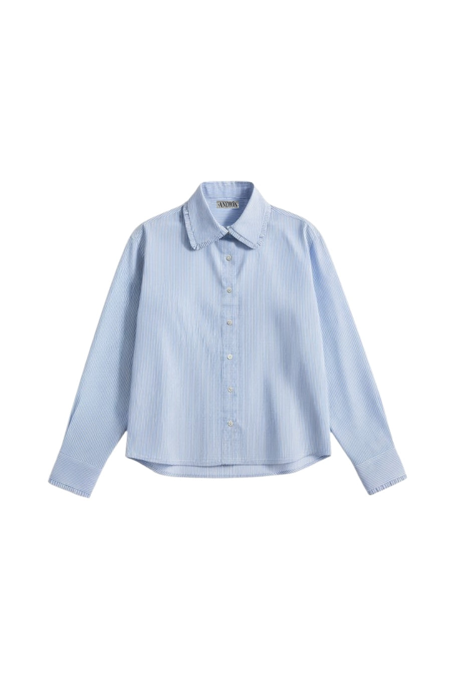 Girlish Blouse in Blue/White Stripe