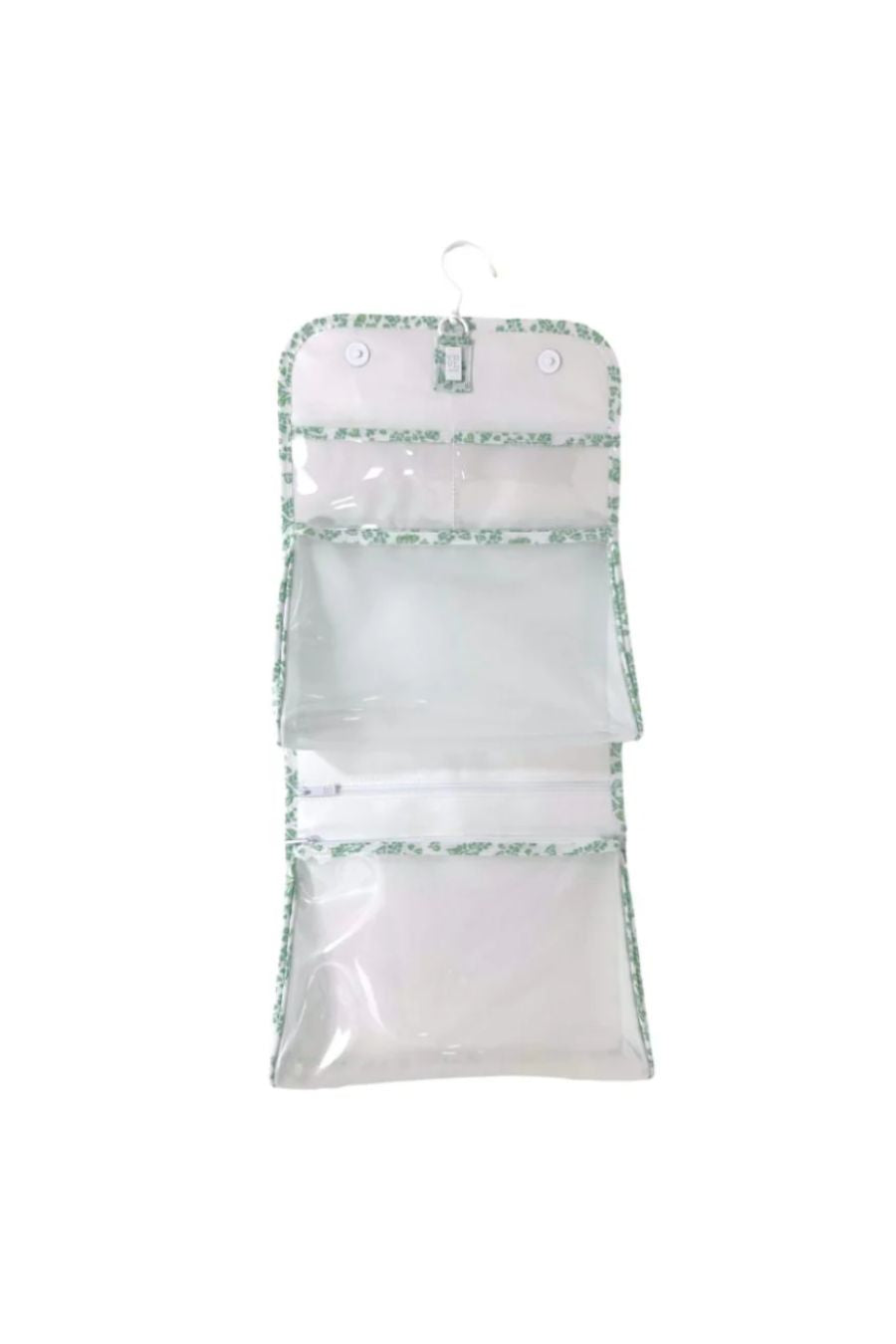 Luxe Gloss Hanging Toiletry Case in All Heart Kelly Green