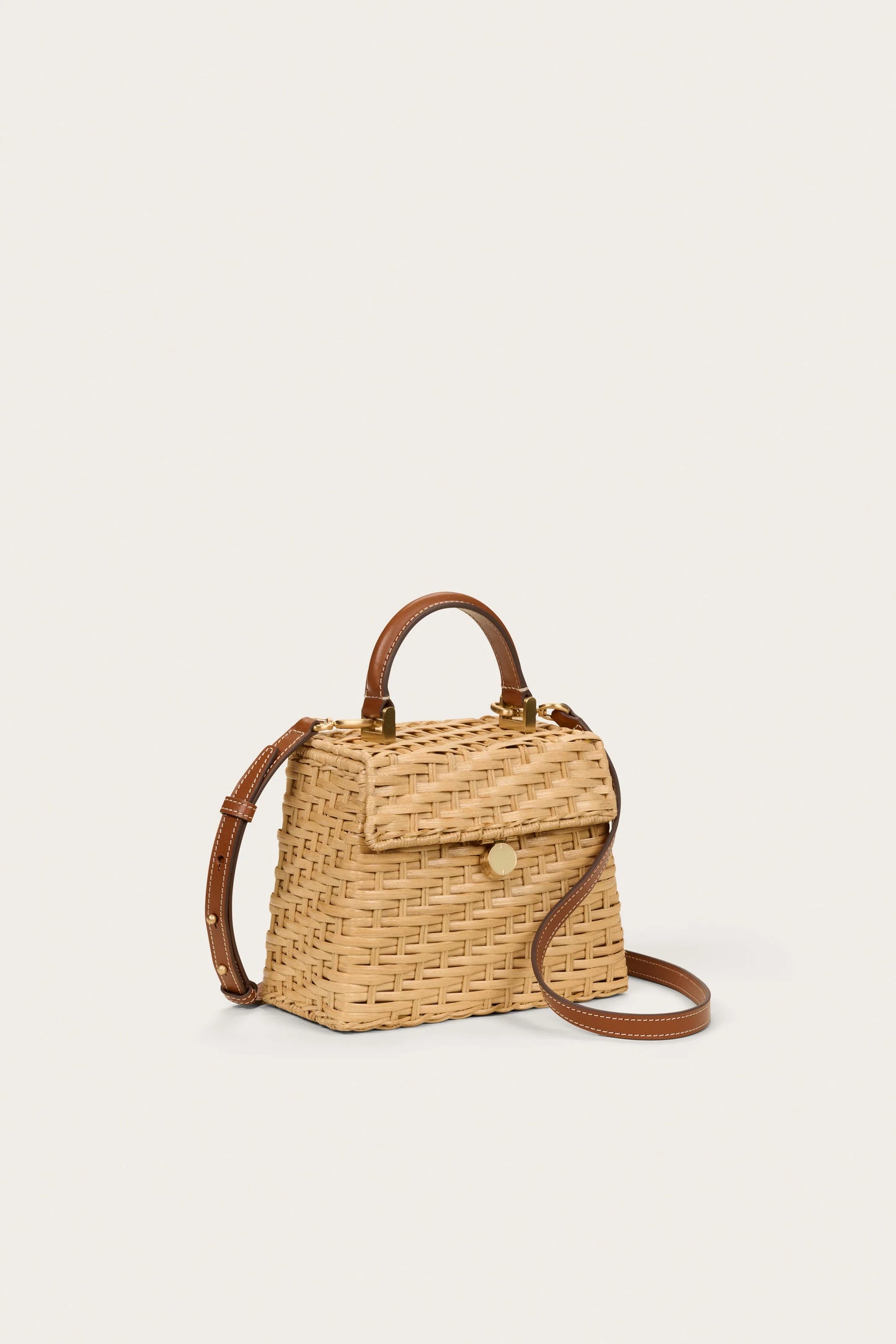 Sybil Crossbody Bag in Light Toasted Natural