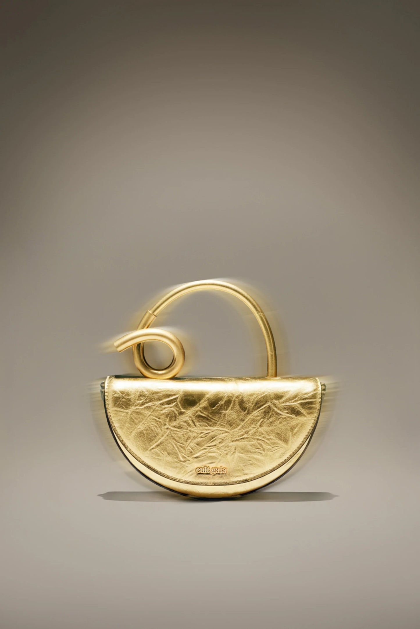 Azariah Nano Crossbody Bag in Brass