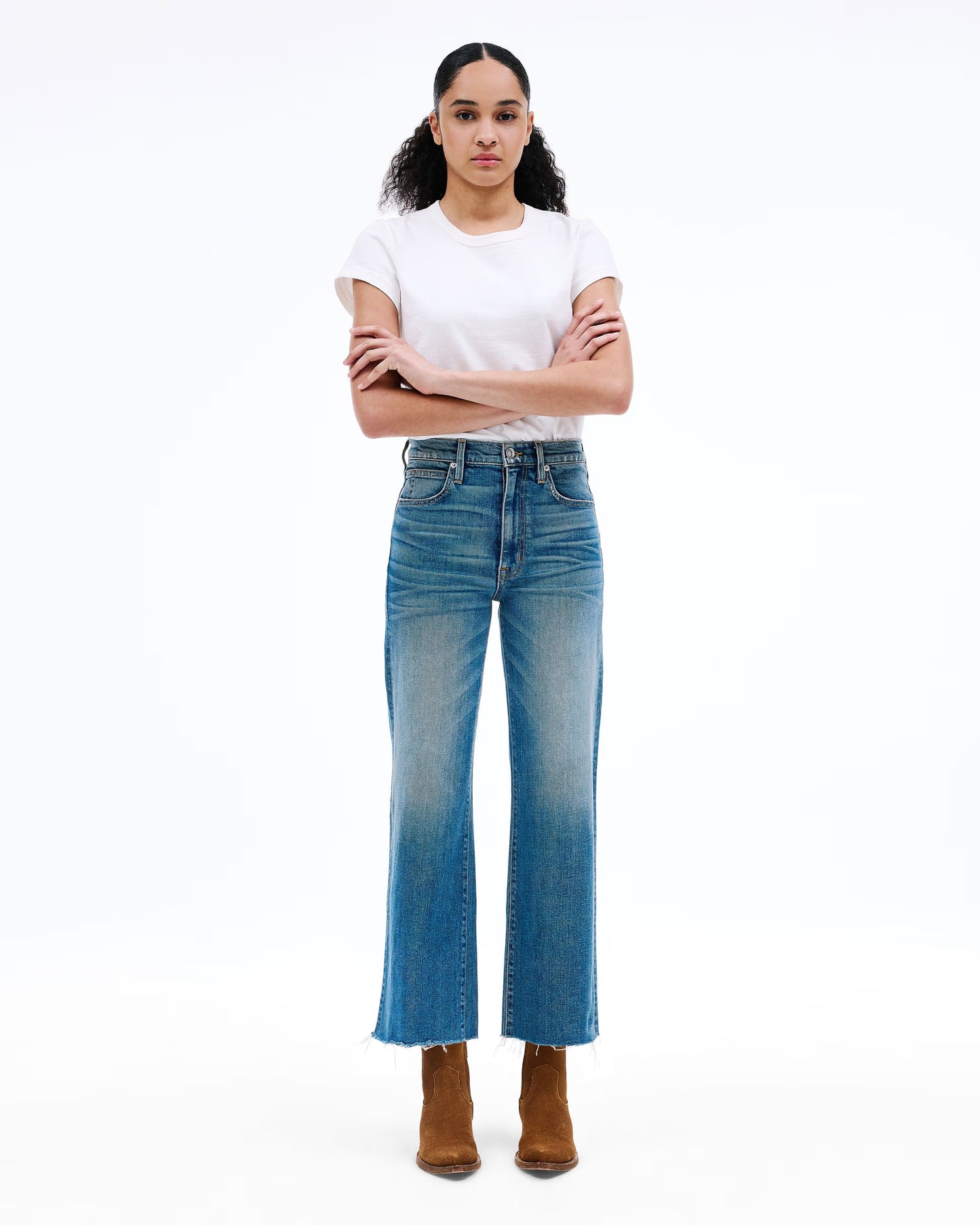 Grace Crop in Blue Bird