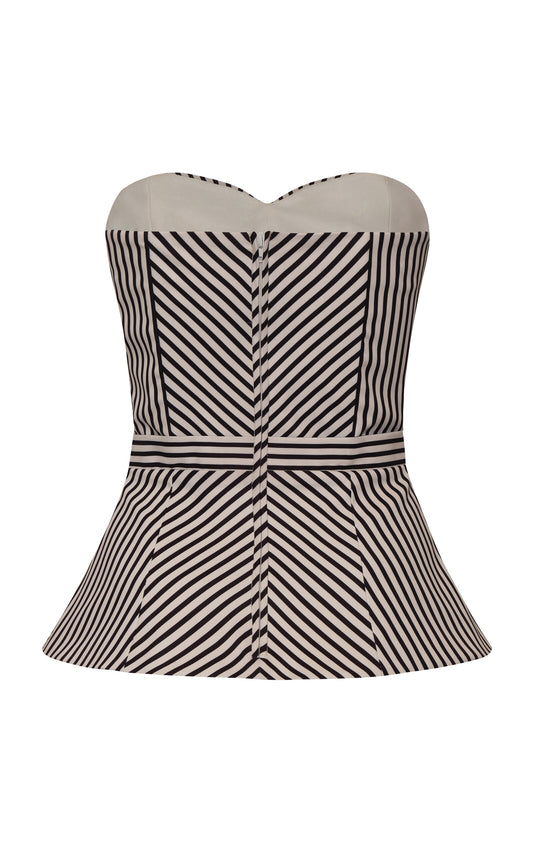 Madissa Strapless Stretch-Cotton Top