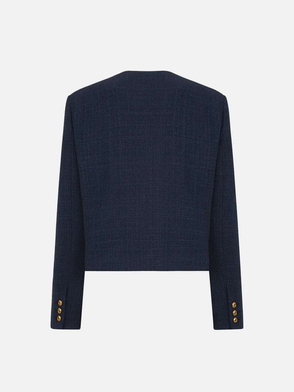 Missy Shamo Bolero in Navy Blue