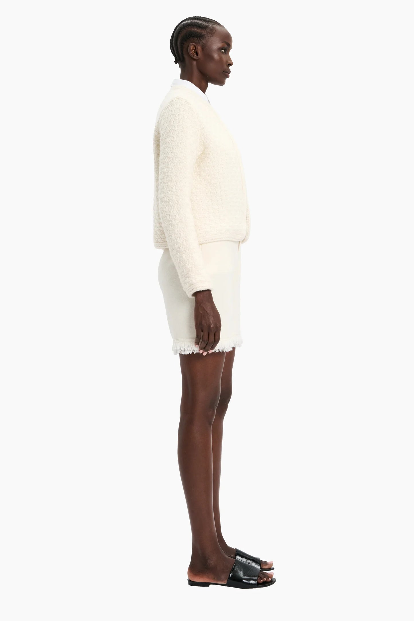 The Tate Jacket in Ivory