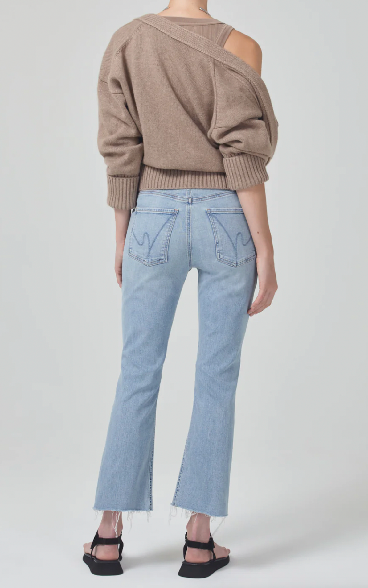 Isola Mid Rise Cropped Boot In Lyric