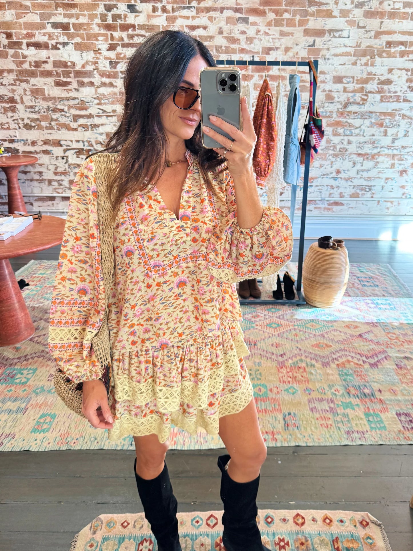 Soraya Shirred Mini Skirt