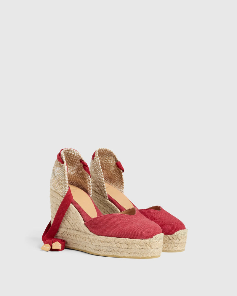 Chiara Espadrille Rojo Carmin