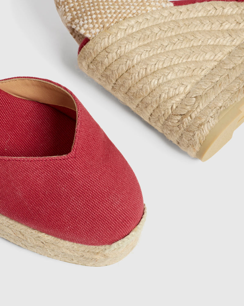 Chiara Espadrille Rojo Carmin