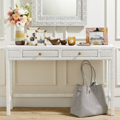 Izmir Large in Brown/White Recycled Plastic