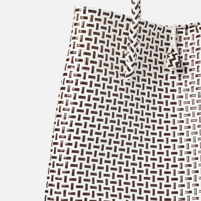 Izmir Large in Brown/White Recycled Plastic