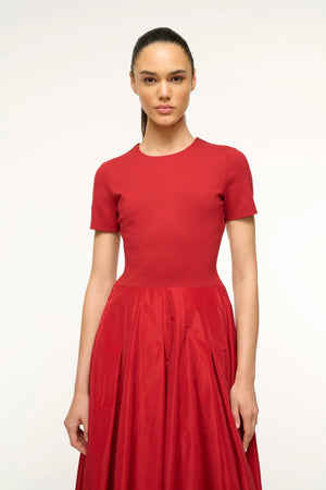 Hopper Dress in Rouge