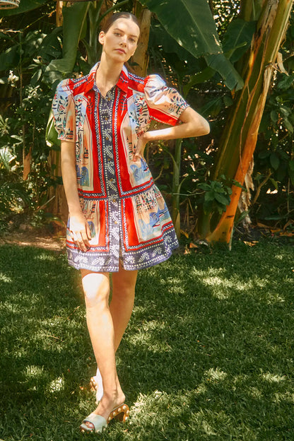 Leslie Dress in Coastal Village