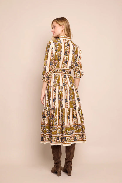 Lolita Dress in Paisley Trail Ivory