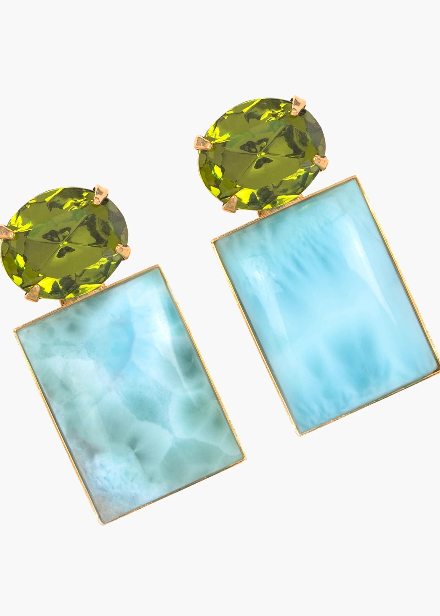Alette Earrings in Larimar