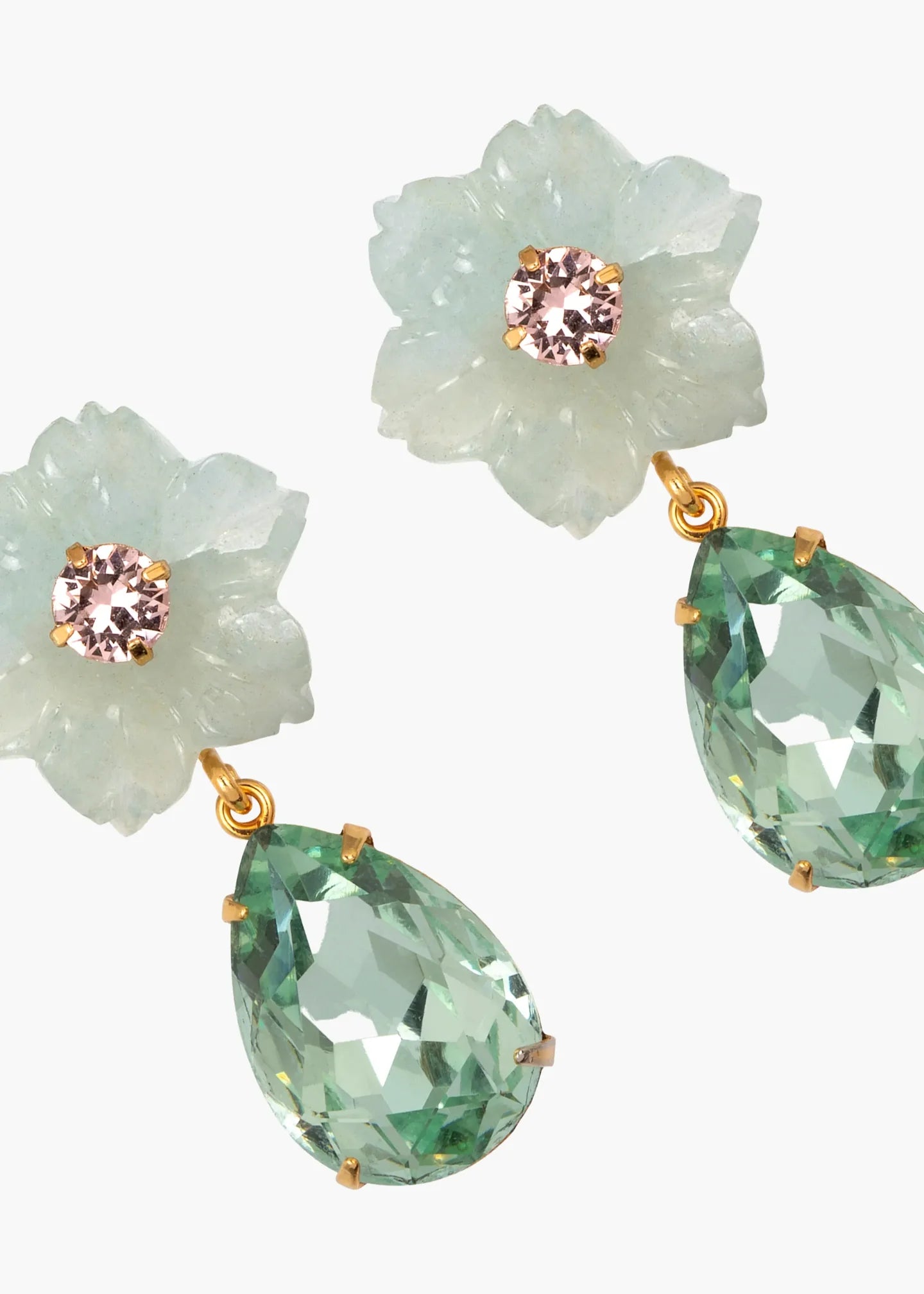 Juna Earrings in Aquamarine