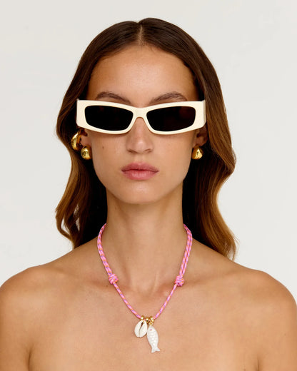 Ollie Necklace in Pink