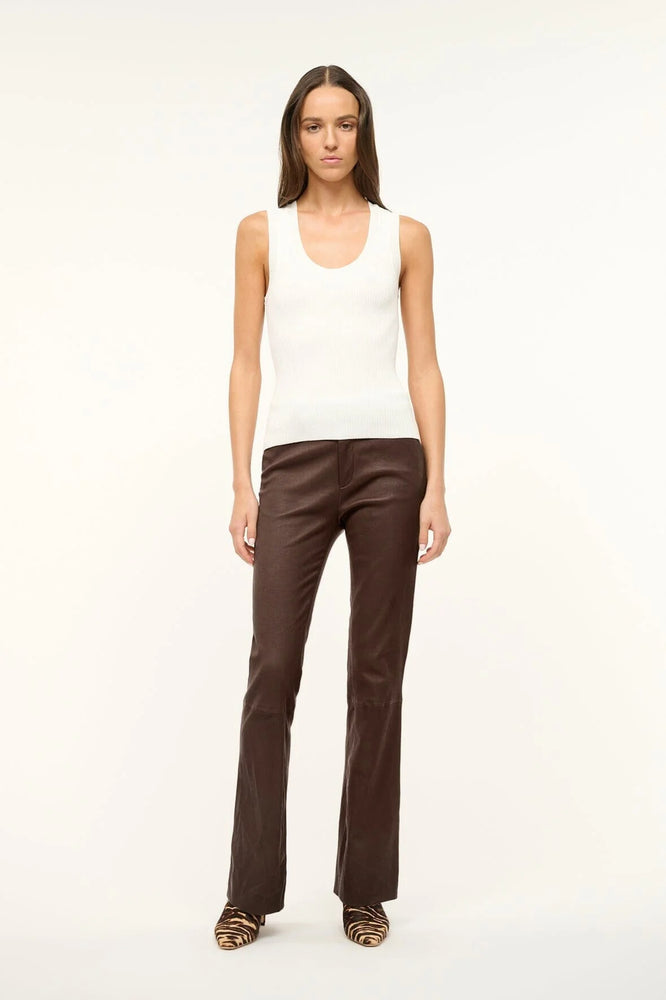 Hanover Leather Pant in Tiramisu