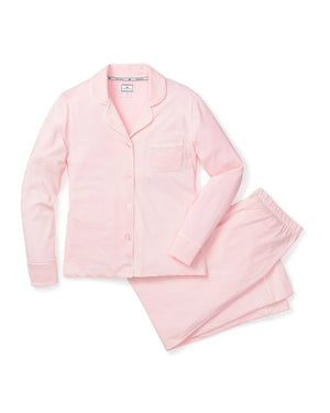 
            
                Load image into Gallery viewer, Women&amp;#39;s Pink Luxe Pima Cotton Pajama Set
            
        