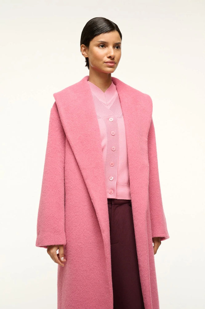 Dakota Coat in Damask Pink