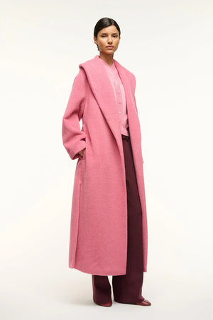 Dakota Coat in Damask Pink